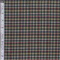 Textile Creations Textile Creations RW0131 Rustic Woven Fabric; Plaid Navy; Green And Yellow; 15 yd. RW0131